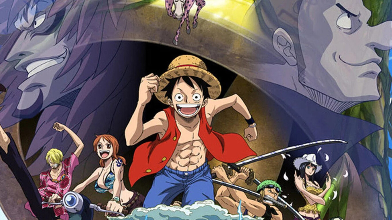 Poster da saga Skypiea do anime One Piece